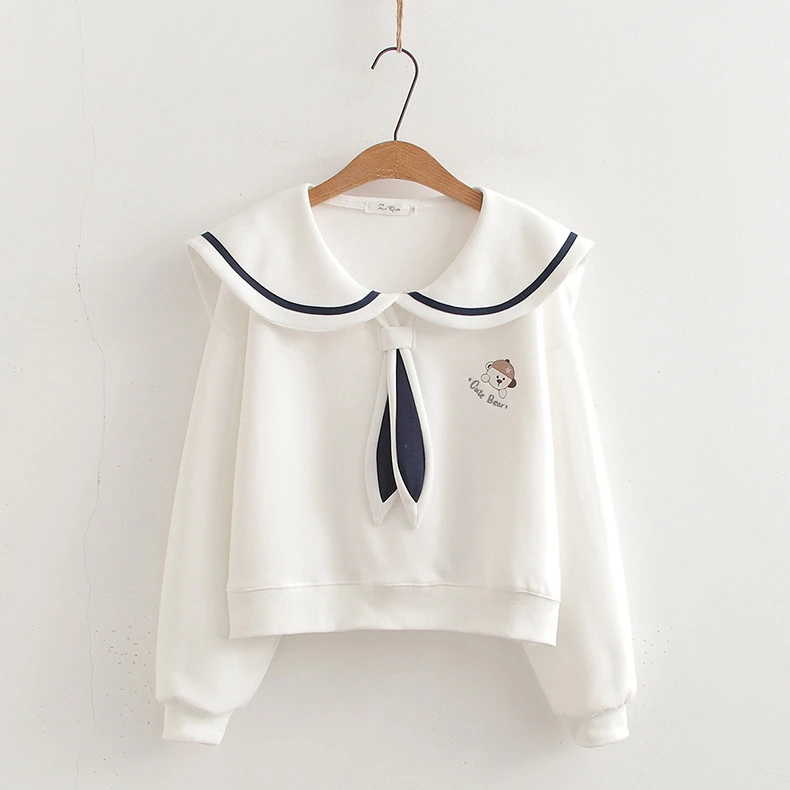 Kawaii Japanese Style Preppy Collar Sweater – Limited Edition 3 Kawaii Japanese Style Preppy Collar Sweater – Limited Edition - Image 3