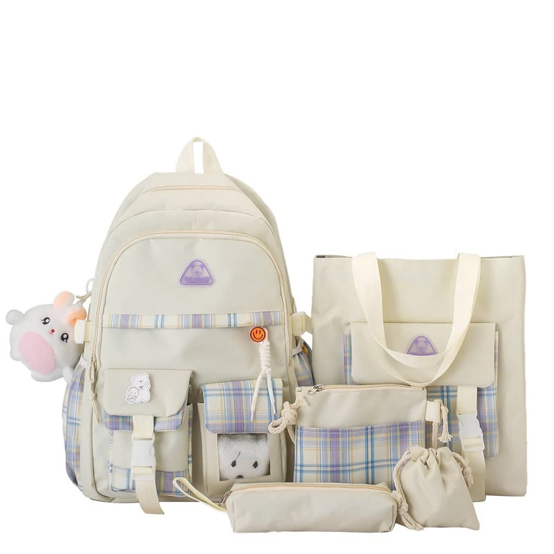 Kawaii Preppy Style Harajuku Backpack Set – Limited Edition 9 Kawaii Preppy Style Harajuku Backpack Set – Limited Edition - Image 9